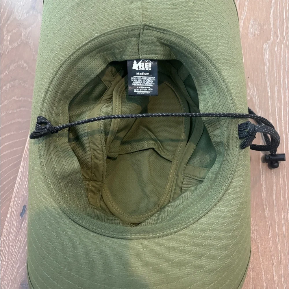 NWT REI Olive Vented Trailsmith Hat - Picture 5 of 6